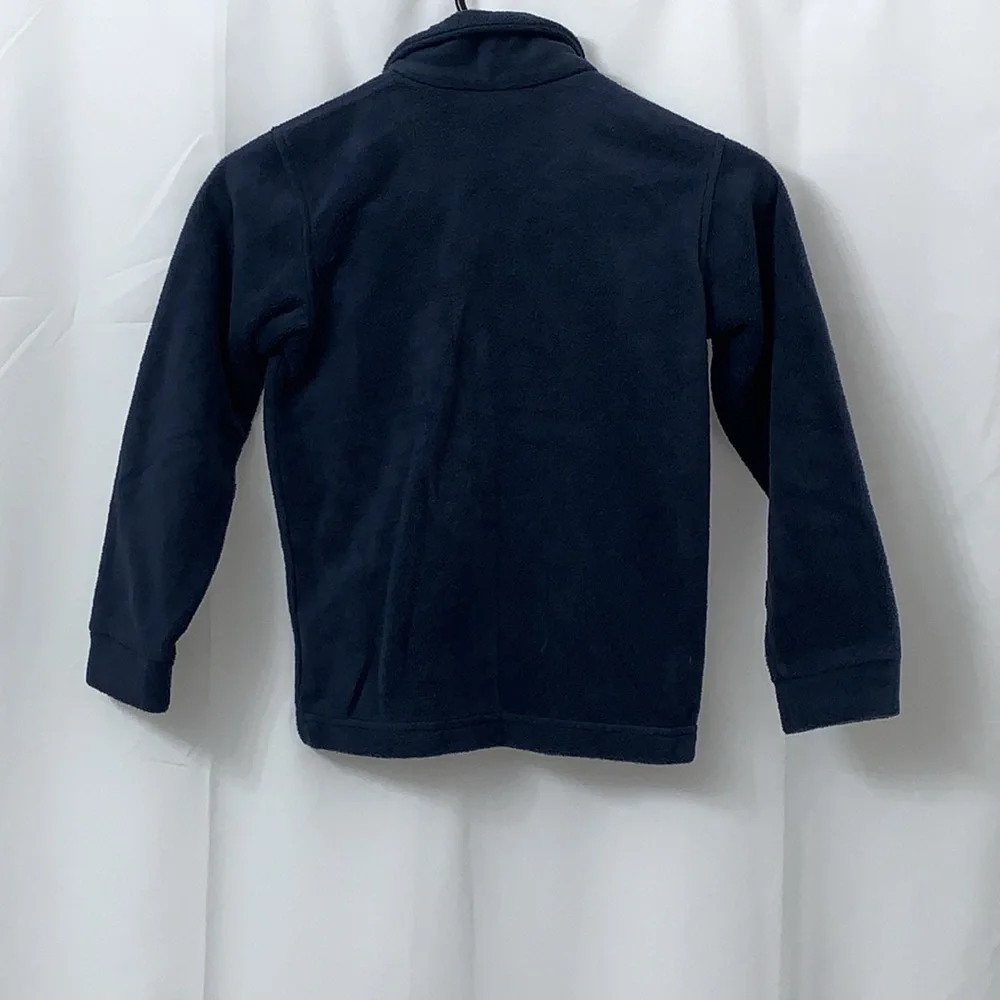 Boys Columbia Full Zip Navy‎ Fleece Jacket Size XS EUC